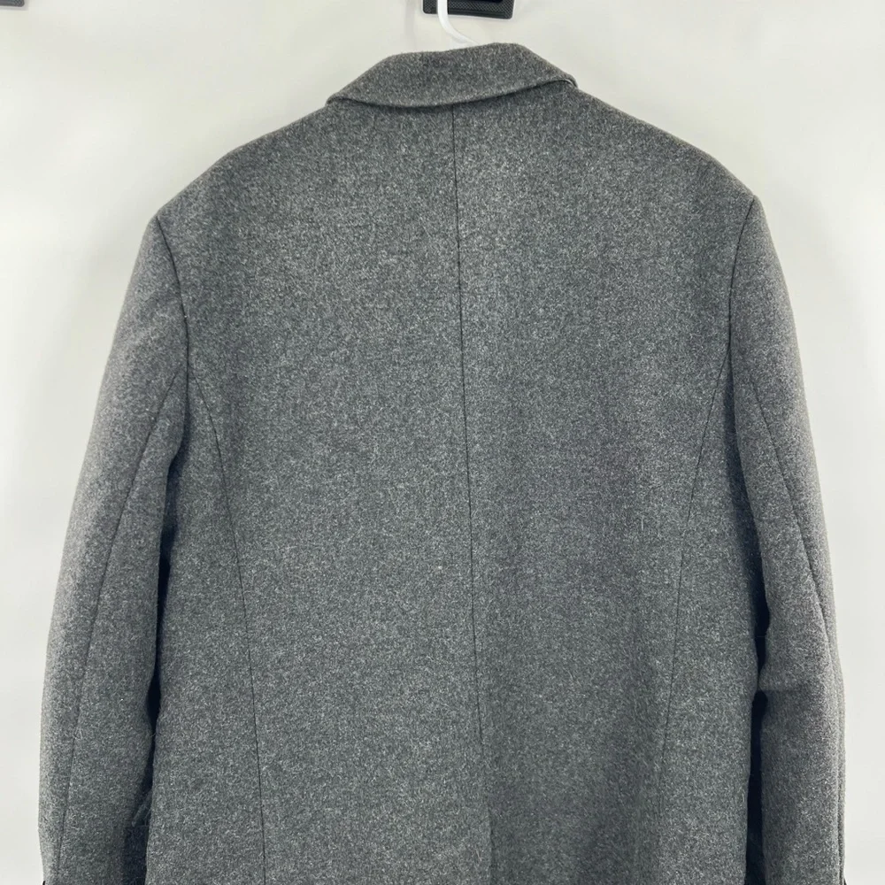 J Crew grey wool blend coat jacket size 42S
